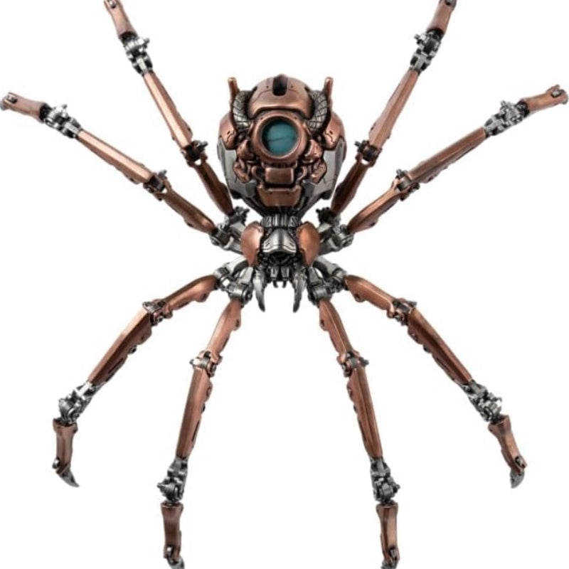 Mechanical Spider Figurine, Poseable Steampunk Gothic Robot Statue