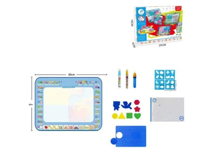 Mess-Free Magic Water Drawing Mat for Toddlers – Reusable & Portable