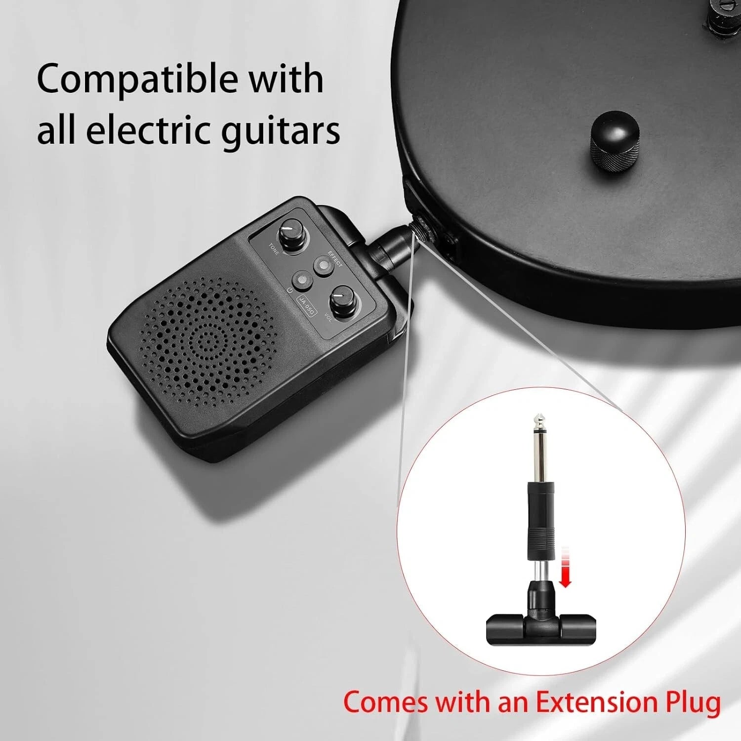 Portable 5W Mini Guitar Amp | Bluetooth & Rechargeable | 4 Effects