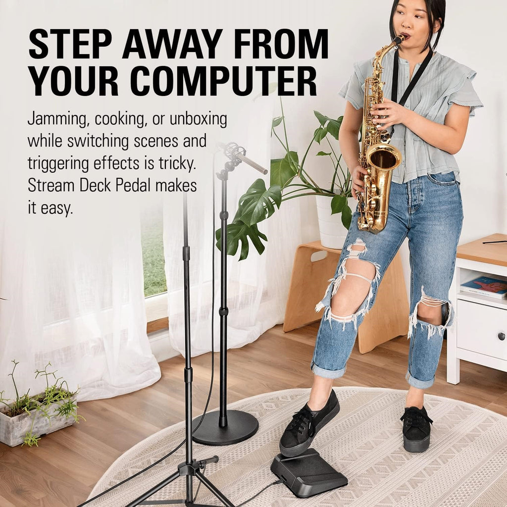 Hands-Free Studio Controller with 3 Footswitches