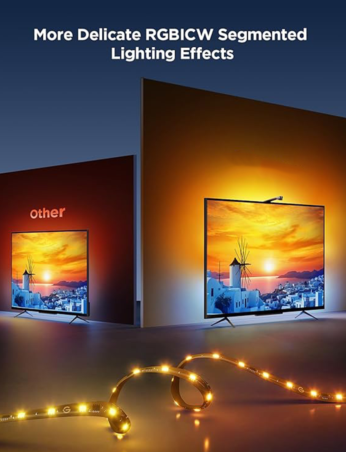 TV Backlight 3 Lite with Fisheye Correction