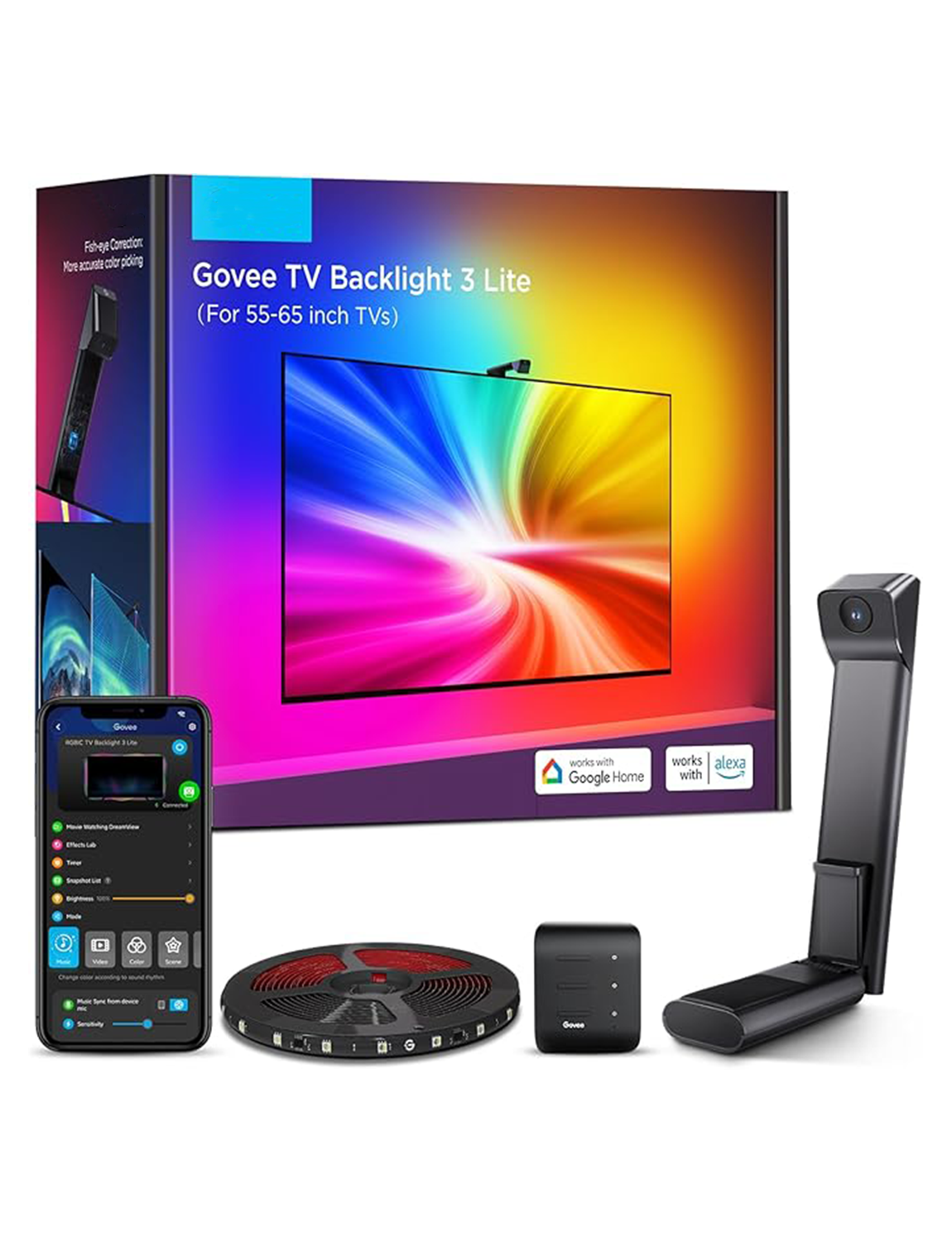 TV Backlight 3 Lite with Fisheye Correction