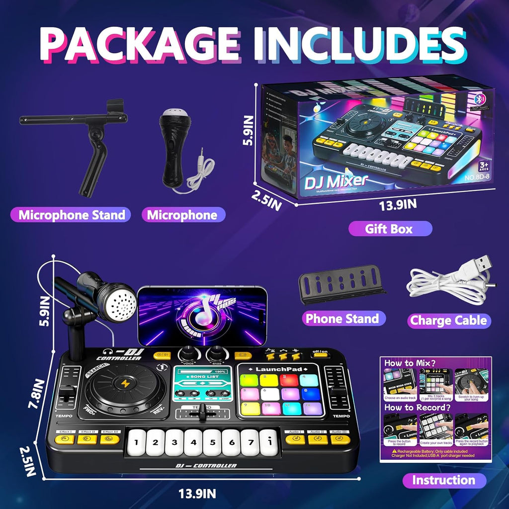 All-in-One Wireless Music Controller & Microphone!
